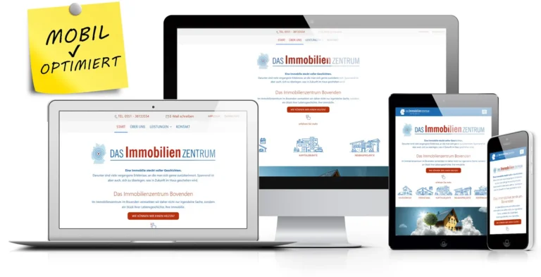 Das Immobilienzentrum Bovenden 4 referenzen mockup das immobilien zentrum Der Werbevermittler - Tobias Föllmer