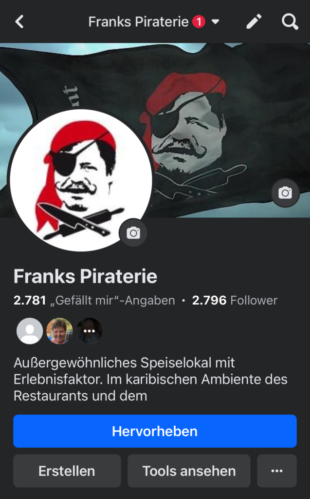 Franks Piraterie Facebook Der Werbevermittler - Tobias Föllmer