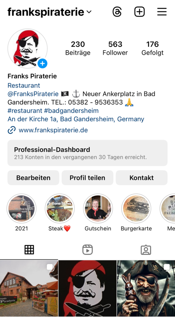 Franks Piraterie Insta Der Werbevermittler - Tobias Föllmer